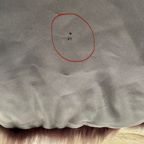 Claralura Original 50’s vintage  Black Cape with Fox Fur Trim one size fits most - Picture 7 of 8